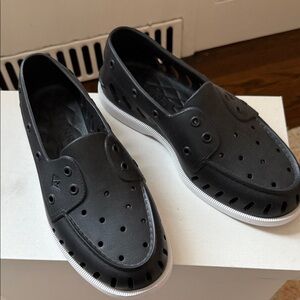 Sperry Men's Black Perforated Slip-On water shoes